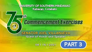 2021 USM Graduation:  Program Proper Part 3