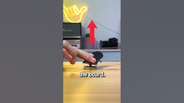 Learn must have trick in 1 min 🔥 #fingerboard #techdeck #tutorial