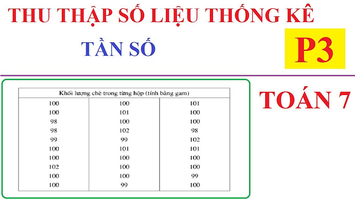 Bài tập thu nhập số liệu thống kê tần số năm 2024