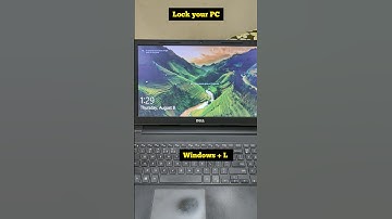 How to lock your windows 10 using shortcuts | laptop screen lock #shorts