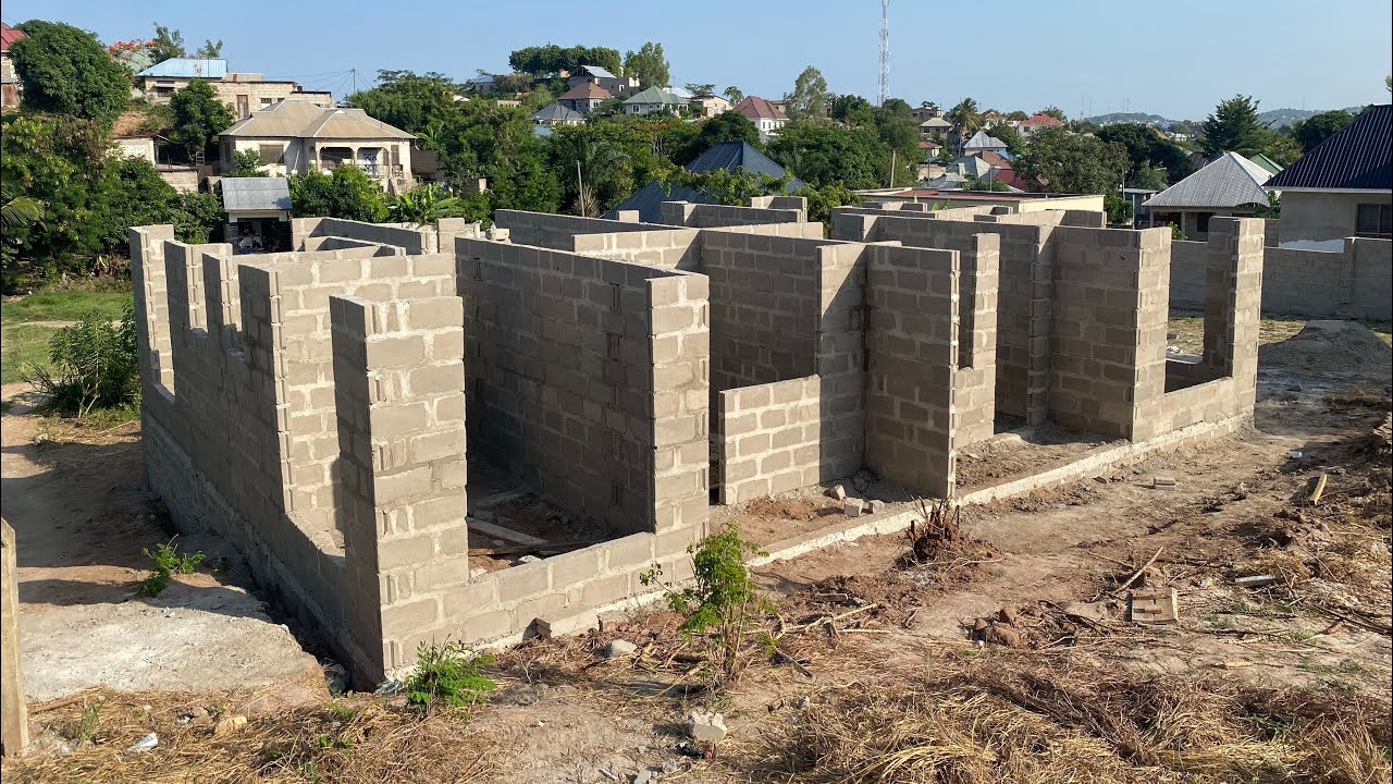 HATIMAYE ZILE APARTMENT ZA MALAMBA MAWILI TUMEMALIZA HATUA YA KUJENGA TOFARI BADO LENTA TAZMA MIKATO