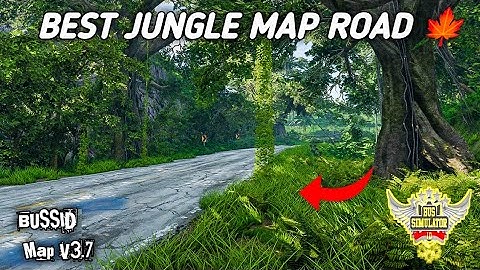 BUSSID Map Mod V3.7_ Download Best Jungle 🍁 Map Mod For Bus simulator Indonesia #junglemap #mountain