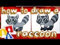 How To Draw A Cute Raccoon