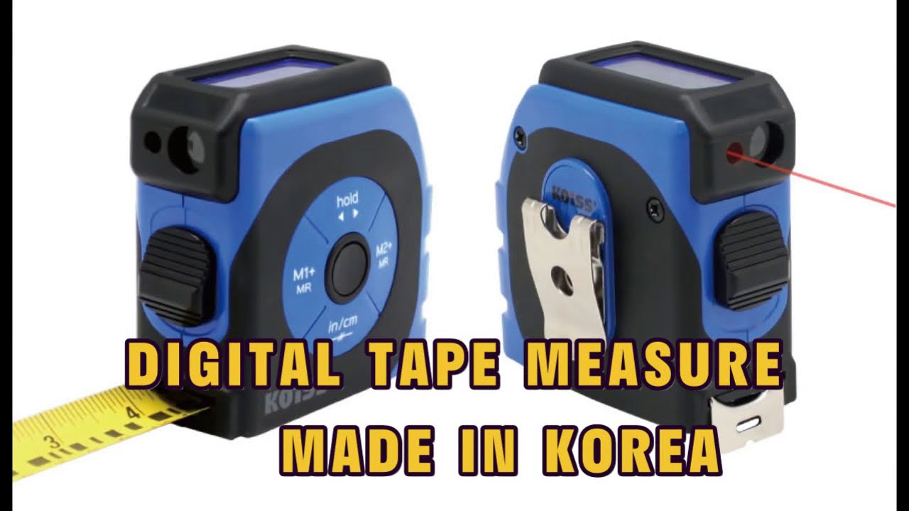 [HOW TO USE] KOISS DIGITAL TAPE MEASURE YouTube