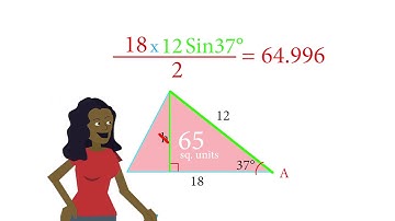 How to Find the Area of a Triangle Using Trigonometry