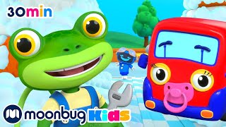 Rửa Xe Kỳ Lạ - Gecko's Garage | Phim hoạt hình thiếu nhi | Moonbug Tiếng Việt screenshot 5