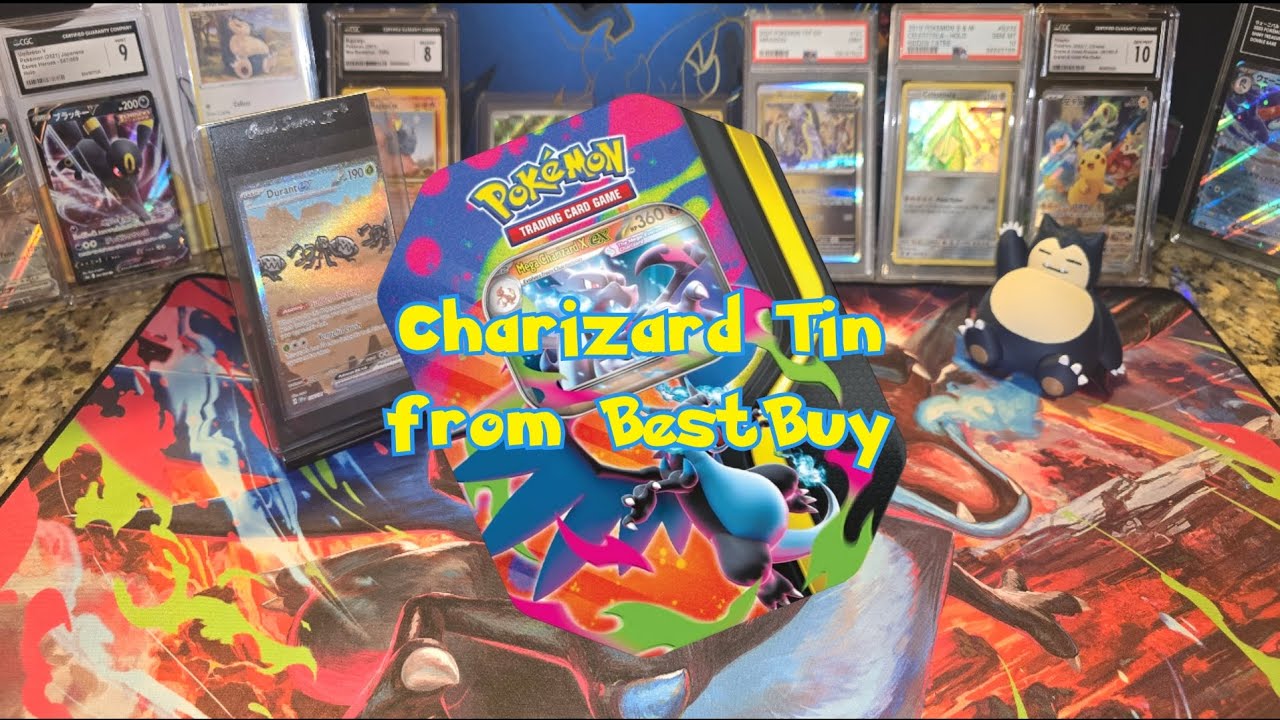 Lets see what we pulled from this Charizard Tin we got at the BestBuy drop.