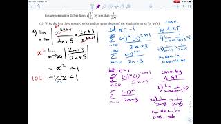 AP Calculus BC 2012 FRQ#6