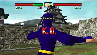 Virtua Fighter 3tb (Arcade) Playthrough as Kage