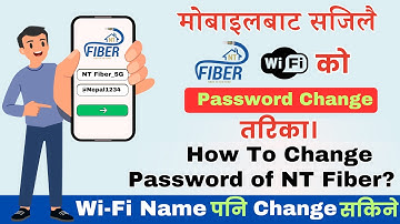 How To Change Password of NT Fiber Net || NT Fiber Net ko Password kasari Change Garne ||
