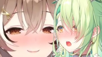 Mumei touches Fauna’s thigh IRL