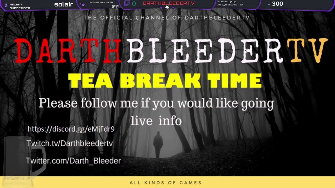 Darth Bleeder Live Stream