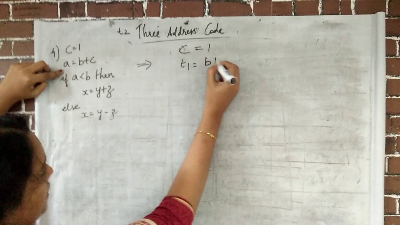 Writing Three Address Code - YouTube