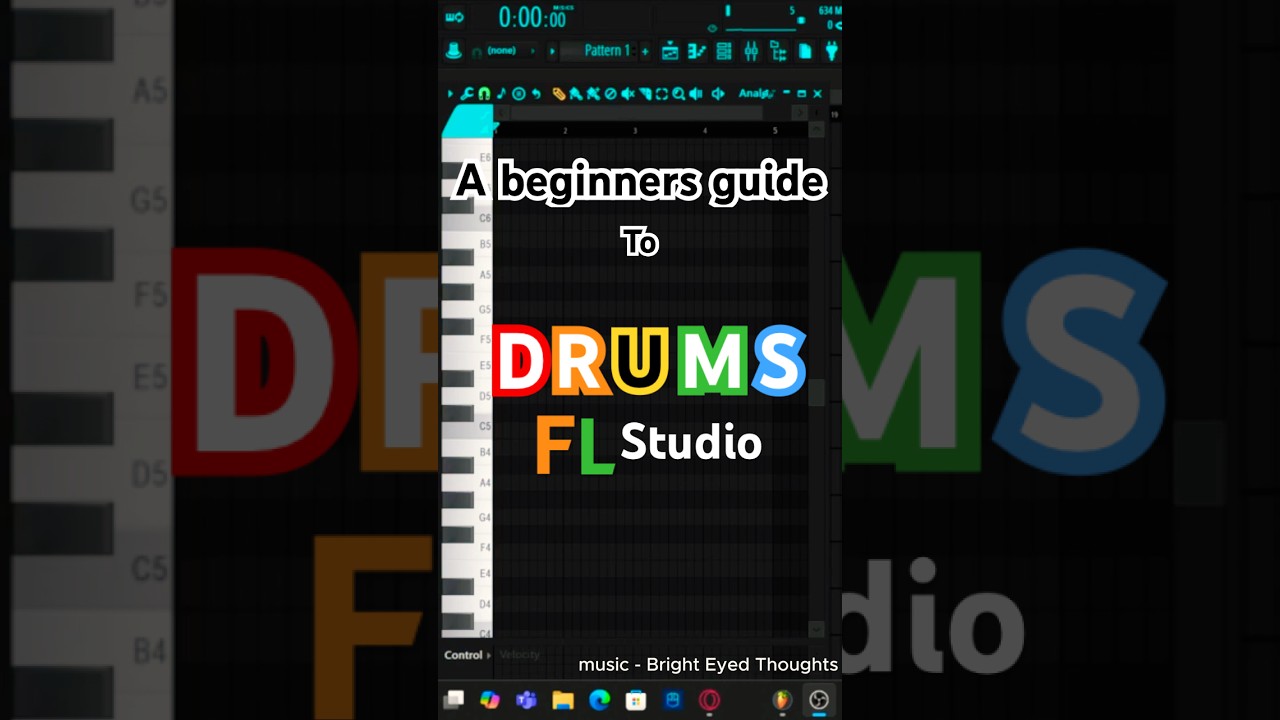 (Part 11) FL studio for beginners | Music Theory | Drums