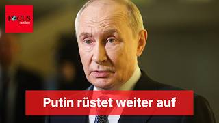Putin stockt russische Armee auf 1.550.500 Mann auf