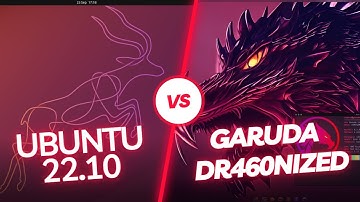 Garuda KDE Dr460nized VS Ubuntu 22.10 (RAM Consumption)