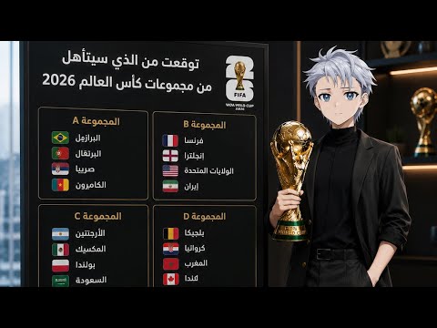 توقعت  منو الي راح يتأهل من المجموعات في كاس العالم 2026🇨🇦🇺🇸🇲🇽