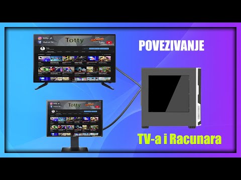 Video: Kako Spojiti PC I TV