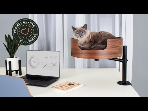 Desk Nest Cat Bed - The Purrfect Cat Bed for Your Desk
