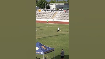 🤯 U15 long range free kick 🎯 #mlsnext #u15 #soccer #goals