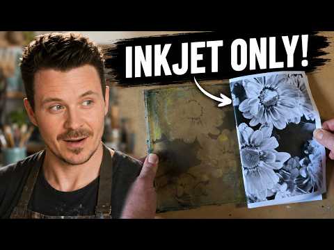 The Inkjet Gel Plate Transfer Secret Most Artists Miss