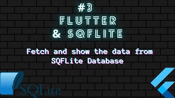 (Flutter SQFLite) Fetch and show the data from SQFLite Database || Proper way of handling DB #3