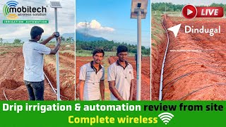 40 acres Drip irrigation & automation review from site - Complete wireless screenshot 5