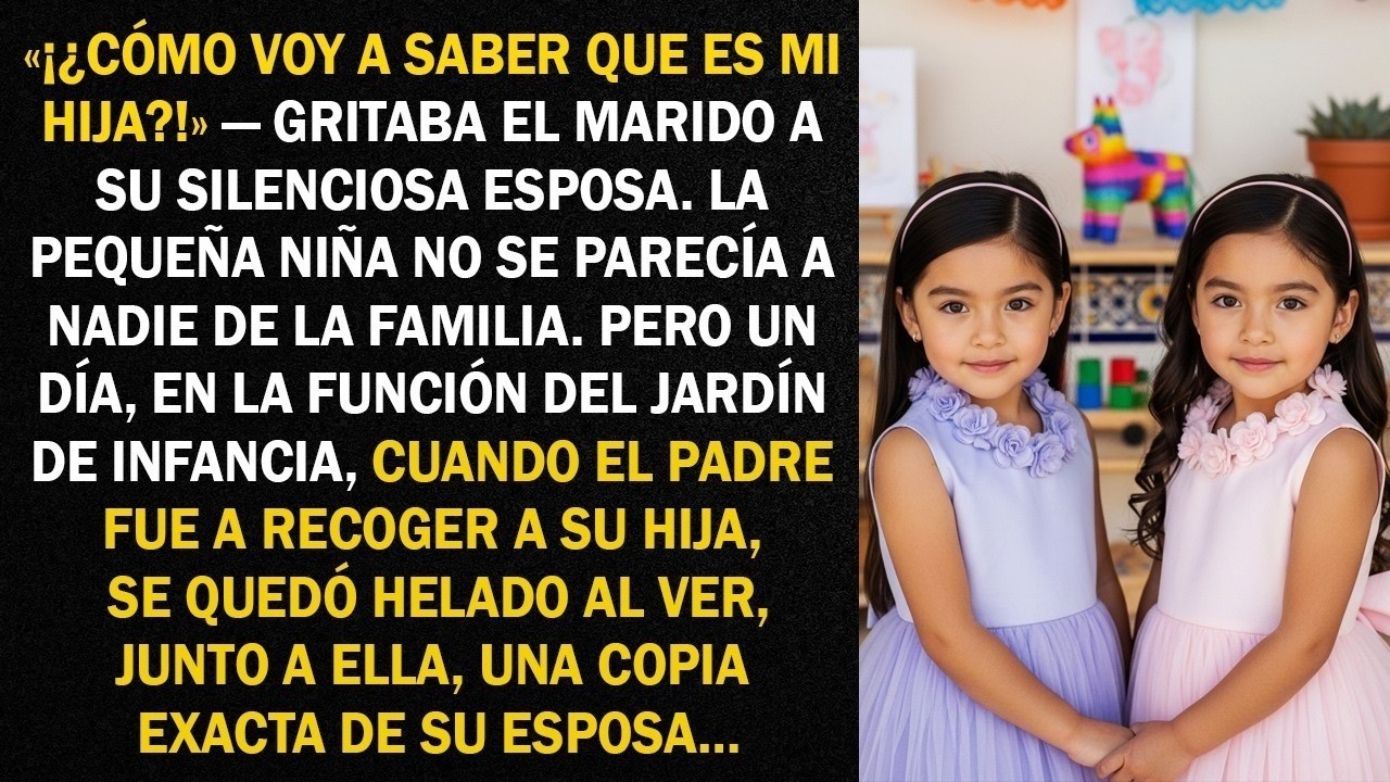 «¡¿Cómo voy a saber que es mi hija_!» — gritaba el marido a su silenciosa esposa. La pequeña niña...