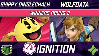 Skippy Dinglechalk (Pac-Man) vs Wolfdata (Link) - Ignition 351 WINNERS ROUND 2 screenshot 1