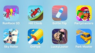 Run Race 3D, Hill Climb, Bottle Flip, Partymasters, Sky Roller, On Pipe, Lucky Looter, Park Master screenshot 5