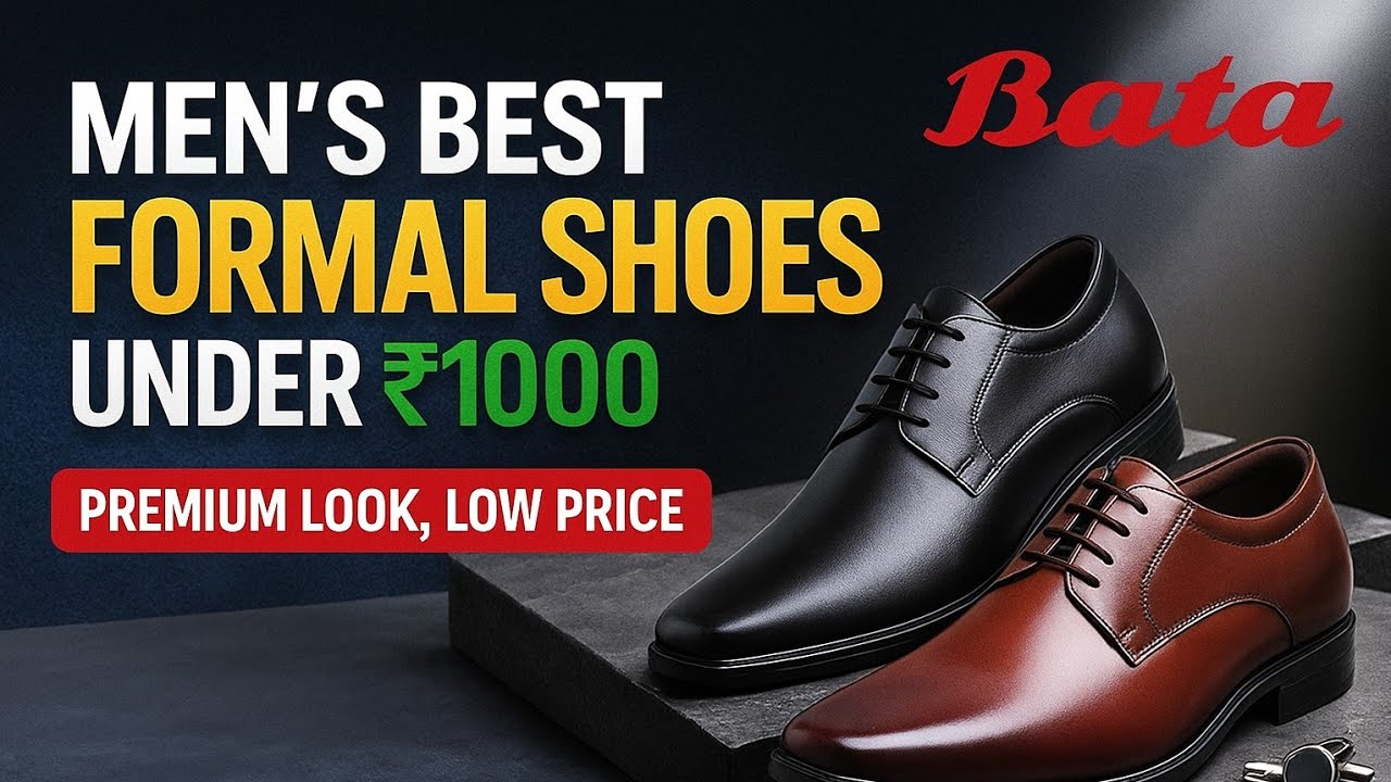 Men’s Best Formal Shoes Under ₹1000 | Premium Look, Low Price | Bata formal shoes 
