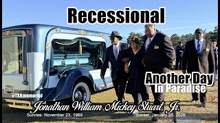 Jonathan William Mickey Stuart, Jr. Recessional to Cemetery