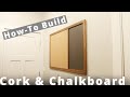 How To Build a Cork and Chalkboard DIY Project | Woodworking Weekend Project!