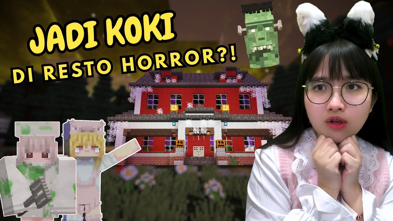 Aku Jadi Koki di Restoran HORROR Minecraft, GAJINYA 10 JUTA?! 👨‍🍳😱 with @shasyaalalamc 