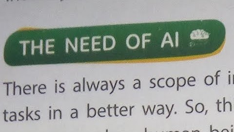 The Need of AI ( Artificial Intelligence ) || EXCITE - AVARTAN COMPUTER EDUCATION 👍