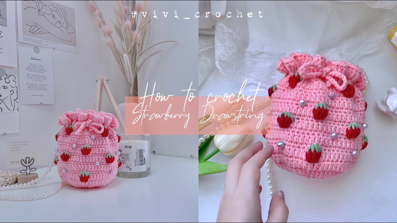 Ravelry: Strawberry Dice Bag pattern by Craig A Spencer