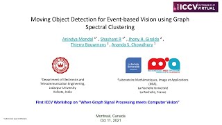 [ICCV 2021 Workshop] Moving Object Detection for Event-based vision using Graph Spectral Clustering