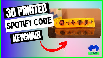 Making a 3D Printed Spotify Code Keychain