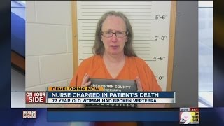 Nurse charged in patient's death