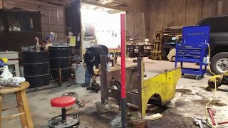 Removing the steering axle from a forklift - 1959 Clark Clipper Forklift Restoration Part 8 by Harpham's Restorations 325 views 2 years ago 29 minutes