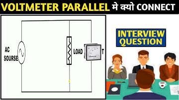 WHY VOLTMETER CONNECT IN PARALLEL! VOLTMETER CONNECTION