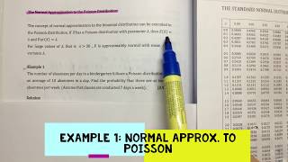MAT0144 4.4 Example 1 Normal Approx to Poisson