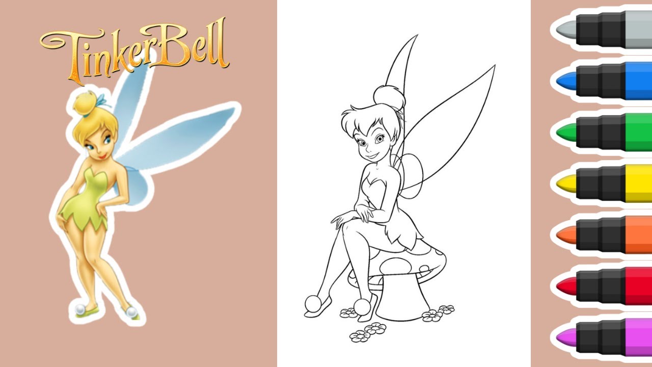 Step into the Enchanting World of Disney Fairies TinkerBell Coloring!