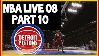 NBA LIVE 08 | LOS ANGELES LAKERS VS DETROIT PISTONS | PART 10 (4K 60 FPS)