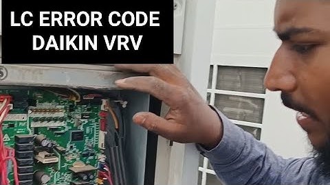 DAIKIN VRV LC ERROR KAISE SOLVE KAREN #mractech