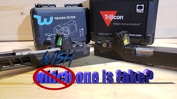 WISH RMR RED DOT. super cheap china fake rmr mini red dot. does it work?