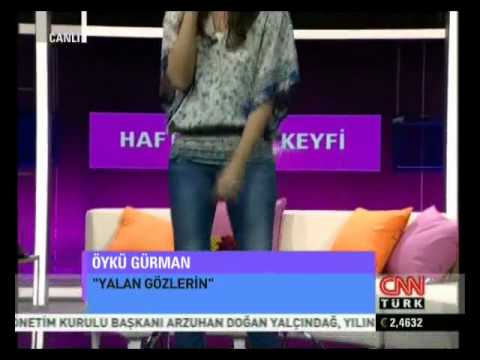 Öykü Gürman - Yalan Gözlerin CNN Türk'de Haftasonu keyfi..