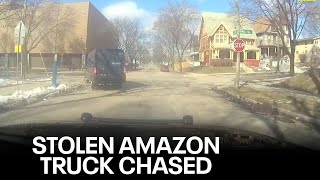 Milwaukee police chase of stolen Amazon truck | FOX6 News Milwaukee