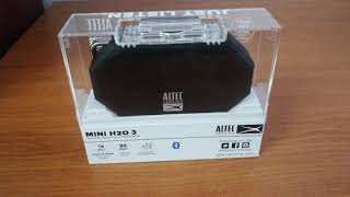 Altec Lansing Powerful pocket size bluetooth speaker mini h2o 3