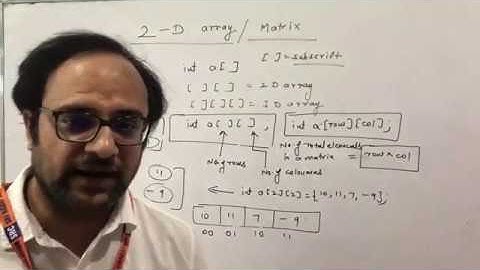 Matrix in C | 2 D array in C  | MCS - 011 | SRC Learning | C - Language Tutorials in Hindi